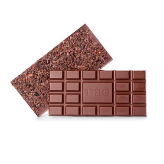 Nao Chocolat lait éclats de cacao en tablette bio 80g - 2920